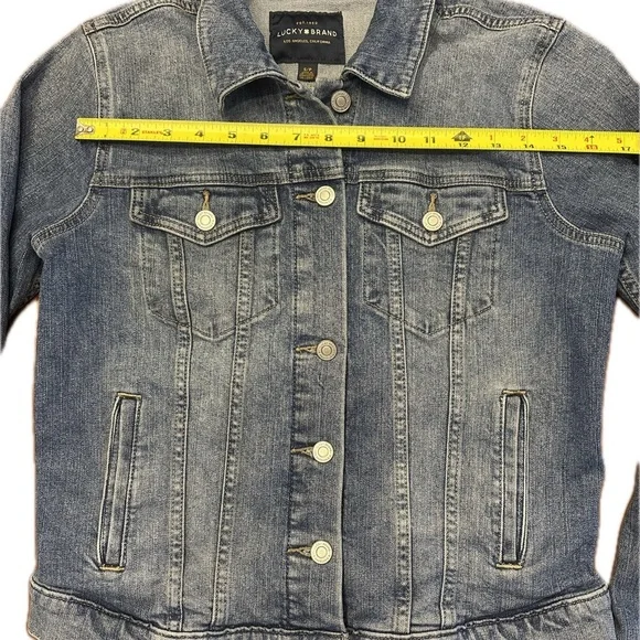 Ian Munsick/Cody Johnson “long live cowgirls” Upcycled denim jacket - Picture 5 of 6